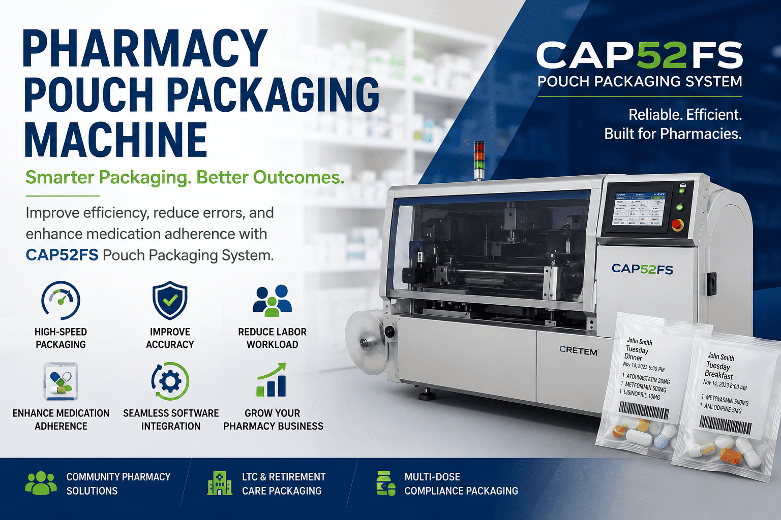 Pouch Packaging Machine : CAP52FS 